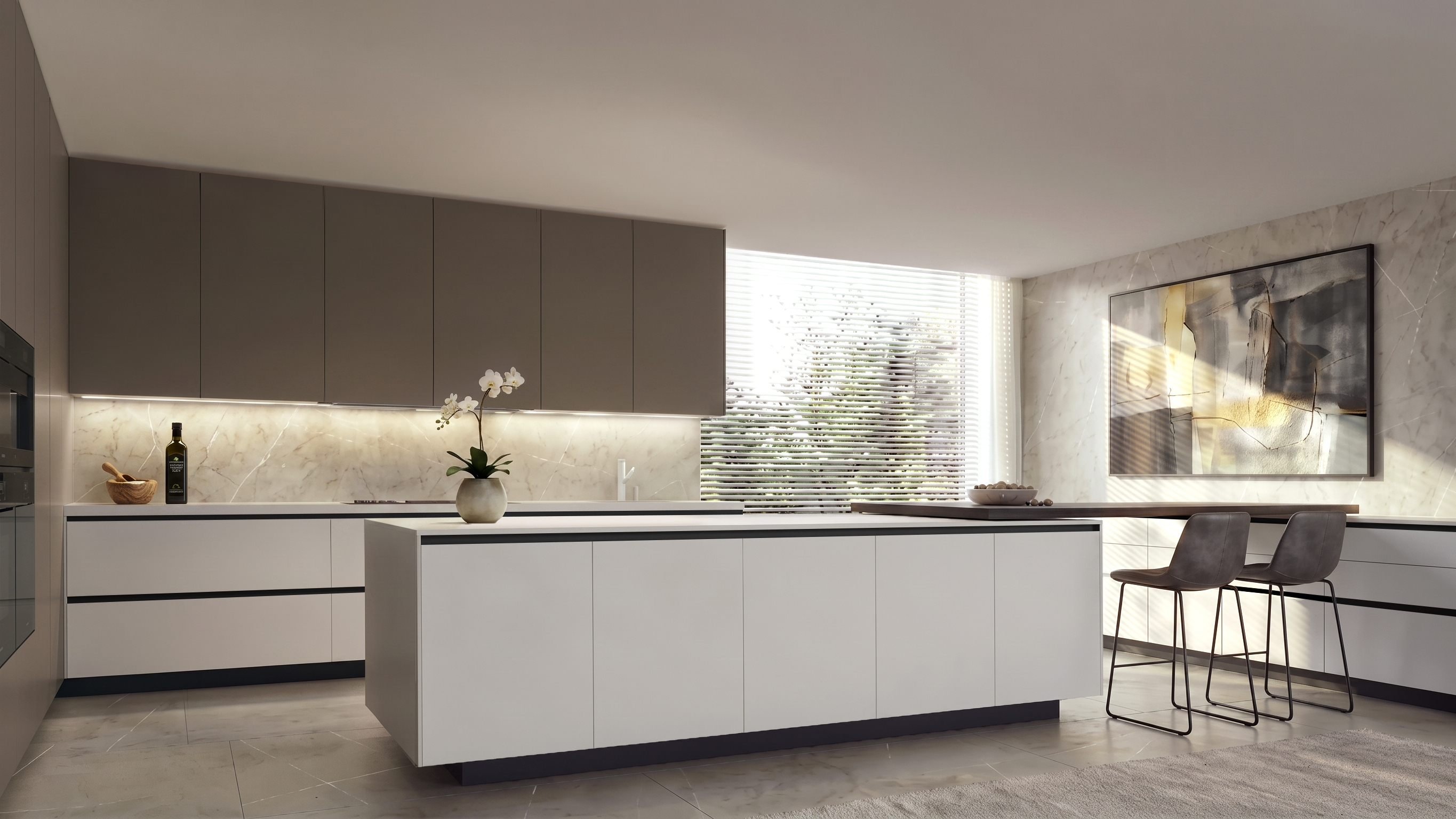 Lumina kitchen — bright and luminous design